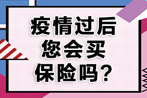 抗疫战争进入尾声，新冠疫情后您会为自己和家人买保险吗？